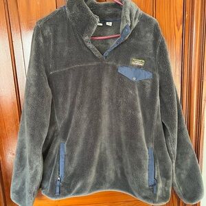 L.L.Bean Gray Fleece Pullover